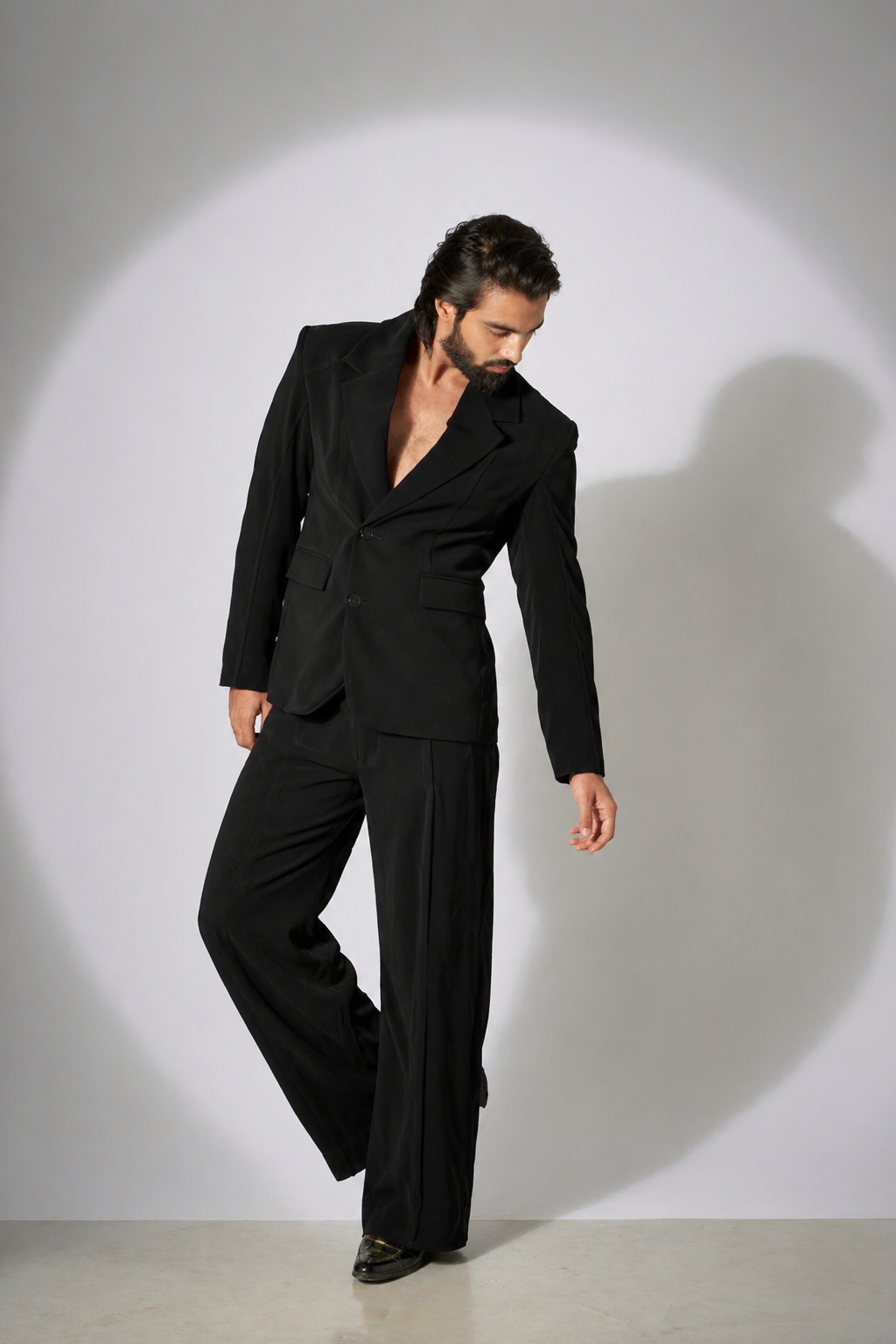 Black Blazer Set